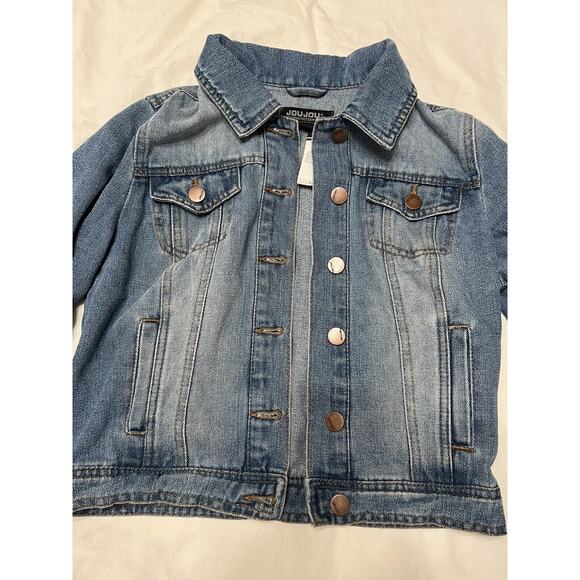 Jou Jou Premium Denim Collection Blue Jean Jacket Size Women's Small - Picture 9 of 13